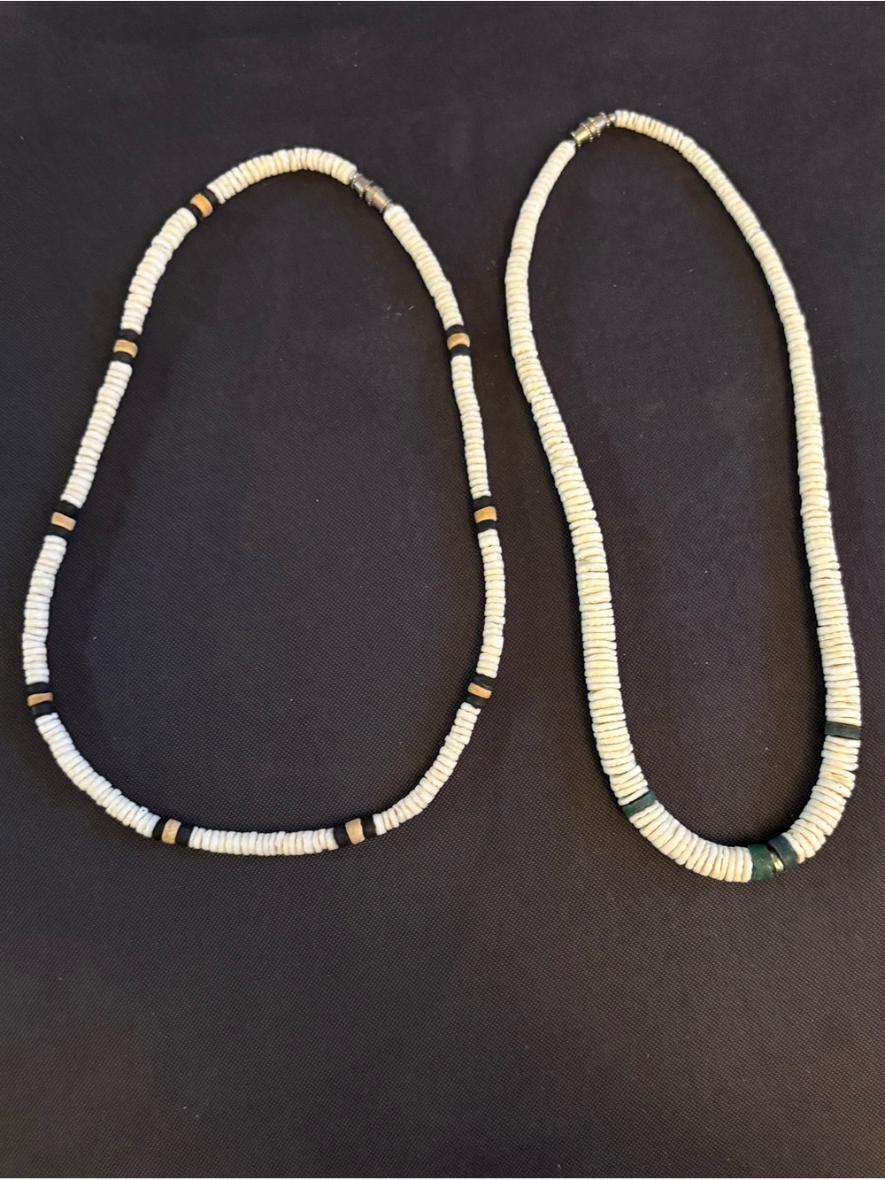 Puka shell necklaces